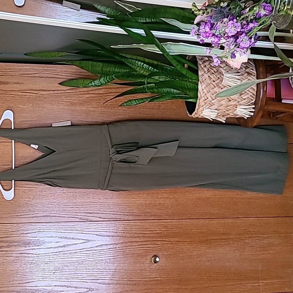 A NEW DAY Medium Olive Green Jumpsuit